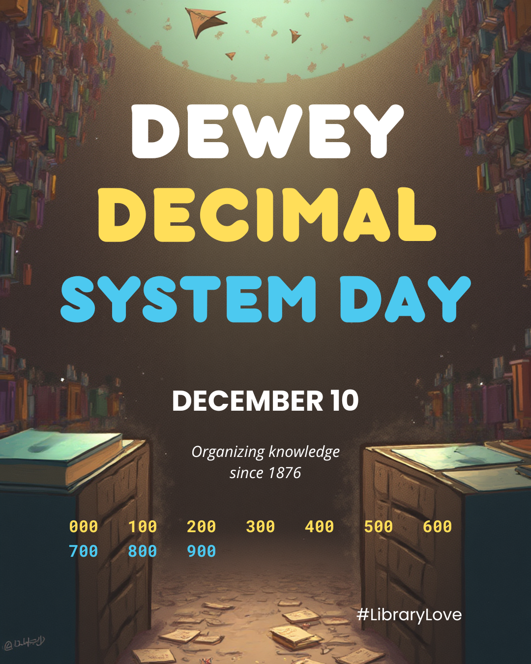 It's Dewey Decimel System Day